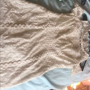 Off white over the knee dress